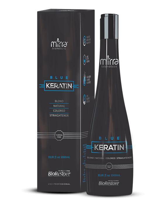 Escova Blue Keratin - Mirra  1000 ML